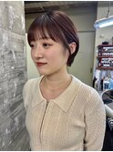 ショート/ショートボブ/丸みしょー/骨格に合わせたCUT