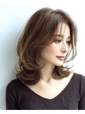 大人ショートレイヤー白髪ぼかし脱白髪染め40代50代60代原宿