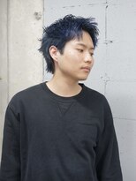 ボブ 小松(BOB)&nbsp;10代20代メンズショートハイトーンブルーカラー