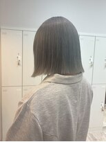 ニュースエン(newseN:)&nbsp;ボブ/グレージュ/ダブルカラー/ケアブリーチ/髪質改善/新潟