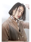 ノーパートボブ_プリカールモードヘアハンサムショート