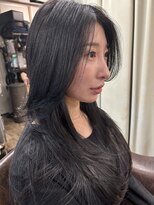 オプ アート(Op Art)&nbsp;艷めく韓国風ロングレイヤー