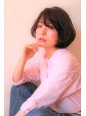 【SOL】　ひし形ボブ×ピンクベージュ