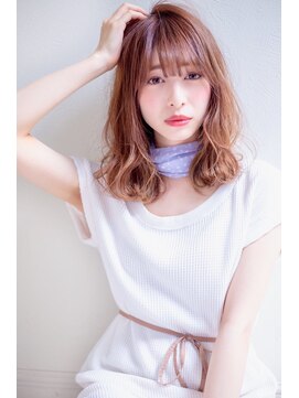 ロンド パルティール 大宮(Lond partir) 【神田安優奈】シアーベージュの大人ミディスタイル