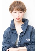 大人かわいい伸ばしかけグレージュナチュラルボブ