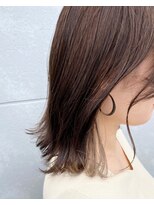 ヘアステージアミカル インナーカラー×ベージュ