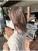 ハイライト外国人風グレージュ