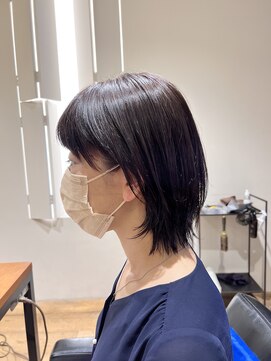 クローゼット 新宿(closet) 外ハネボブ/ペールベージュ[髪質改善/ヘッドスパ白髪染め/新宿】