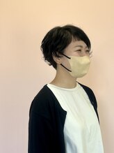 髪と化粧 スピカ 甘めの刈上げ＊クセ毛さんボブ