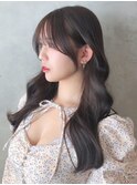 サイドバング_グレージュカラーボブウルフ_ba423341
