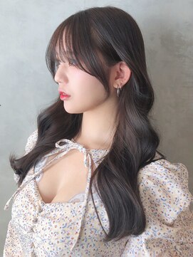 アイティーバイアルバム 松戸店(IT by ALBUM) サイドバング_グレージュカラーボブウルフ_ba423341