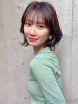 オーブ ヘアー ティティー 三宮店(AUBE HAIR titty) 20代・30代_ワイドバングボブ