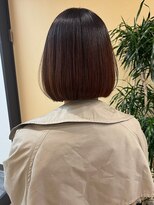 トローノ 栄(TRONO) 髪質改善縮毛矯正　酸性ストレート　内巻ボブ　チョコ　艶髪