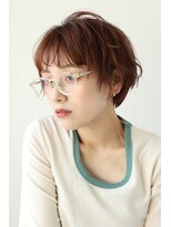 エクリ シセイドウ 麻布十番店(equri×SHISEIDO)&nbsp;マニッシュショート/アプリコットブラウンカラー