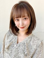 アフロート ディル(AFLOAT D'L)&nbsp;20代30代40代大人かわいい 小顔 前下がりボブ  ひし形シルエット