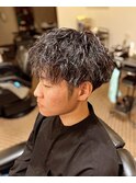 ツイスパショートマッシュ