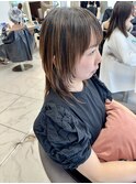 やわらか縮毛のシャープでかわいいレイヤースタイル