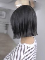 ルア モアナ バイ ヘッドライト 小田原2号店(Lua Moana by HEADLIGHT)&nbsp;【Moana Lua】#ダークグレージュ#切りっぱなしボブ#小顔ヘア