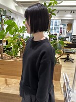 オーシャン(Ocean)&nbsp;［Ocean Hair&Life 水田］黒髪ボブ☆切りっぱなしスタイル