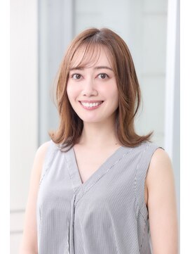 ミチオ ノザワ ヘアサロン ギンザ(Michio Nozawa HAIR SALON Ginza) 【那須久美子】シンプル外ハネミディ