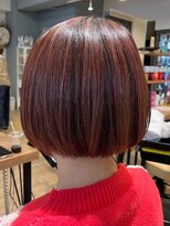 ビセル バイ シータ 川越店(becel by THETA) まるみショートボブ×ブラウンカラー