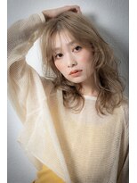 カバーヘア ブリス 北浦和(COVER HAIR bliss)&nbsp;ハイトーンカラー大人可愛い韓国風巻きパーマx北浦和20代30代