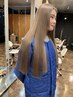 【ハイトーン】ケアブリーチ+似合わせカラー+カット+トリートメント