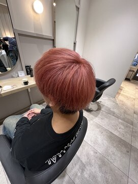 エイト オカチ 上野御徒町店(EIGHT okachi) 黒染めからでも!ピンクベージュ