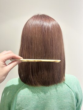 リュネッツ あざみ野店(lunettes) 【白髪ぼかし】ピンクラベンダーベージュ