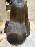 オリーブベージュ＋髪質改善トリートメント