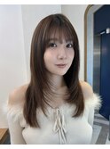 ミニウルフレイヤーカット顔周り前髪韓国ミディアムロング北千住