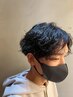 【MENS限定】カット+選べるオプション+シャンプー+ブロー+スタイリング￥4400