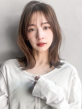 リヤン 表参道(lyann) ハイライトカラー結べるボブモテ髪くせ毛風カールワンカール