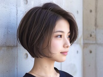 アノン(a'none)の写真/再現性の高いカットに定評あり☆髪のクセや骨格に合わせたカットで、自宅でもサロン帰りのスタイルが続く♪