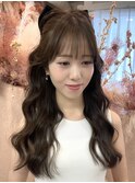 10代20代30代/韓国ヘア/レイヤーカット/ヨシンモリ/ヘアセット