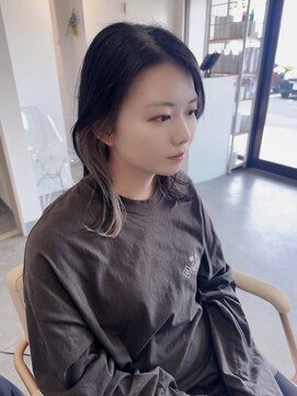 リル(lil) 髪質改善/白髪ぼかし/インナーカラー/ケアブリーチ/学割U24