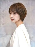 10代20代大人かわいいダブルカラーブリーチブラウンカラー