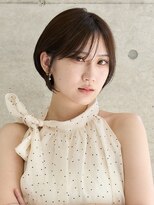 リノ 吉祥寺(Lino kichijoji)&nbsp;大人かわいいショートボブ/耳掛けショートレイヤー/透明感カラー