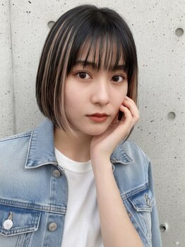 モードケイズ 相模大野店(MODEK's)の写真/サイドから見た再現性あるショートスタイル［相模大野/レイヤーカット/ボブ/ショート/インナーカラー］