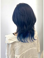 アスティブランシュ(Asti blanche)&nbsp;ブルーブラック_青髪_ウルフ