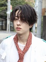 ルーシー 川越(LUCEY)&nbsp;センターパートフェザーパーマシャドウパーマメンズパーマ