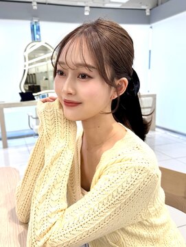 エジョン 三鷹店(Aejon) レイヤーカット/韓国レイヤー/ブラウンカラー/ヘーゼルブラウン