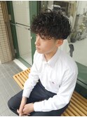 メンズ／シャドウパーマ