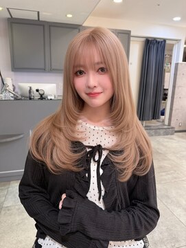 ノエ 心斎橋(Noe) 【Noe心斎橋YUTO】ミルクティーベージュ/小顔ヘア/ダブルカラー