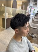 アップバングショート