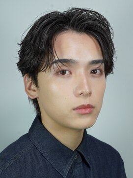 バイフィフス 原宿/表参道(by fifth) 緩め波巻きスパイラルパーマシャドウパーマメンズセンターパート