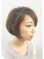 ルーファス 恵比寿 渋谷(Ruufus)&nbsp;首周りスッキリショートボブ【Ruufus恵比寿渋谷】