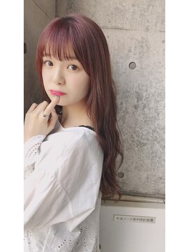 カシュカシュ(cache cache) cache cache☆大人気・ピンクブラウンのロング