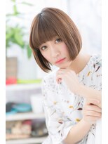小顔仕上げのクラシカル・ミニマムボブa