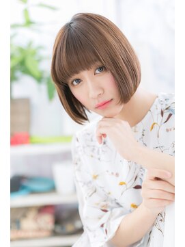 ミック 日暮里店(miq) 小顔仕上げのクラシカル・ミニマムボブa